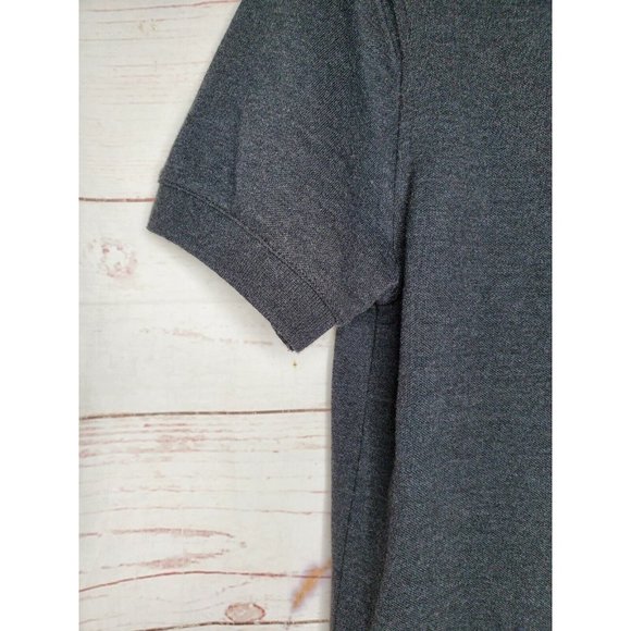 Goodfellow And Co. Small Loring Polo Railroad Gray 1/4 Button Shirt - Picture 8 of 12